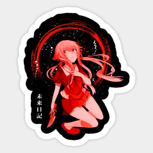 Yukiteru Amano Diary Of Survival Sticker